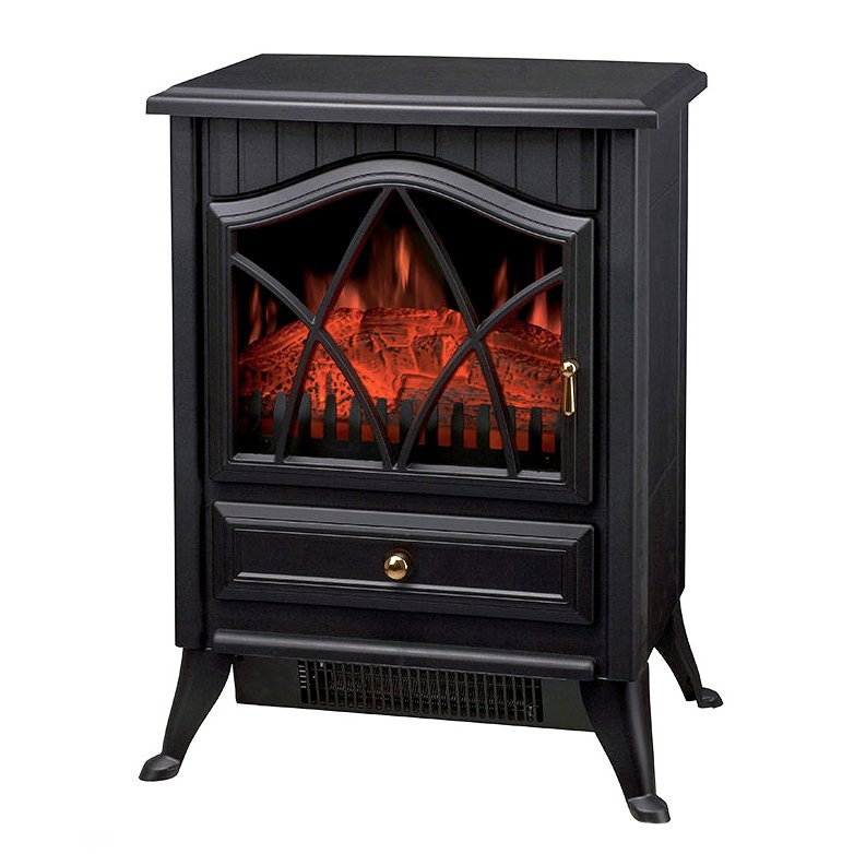 1850w Log Burner Flame Effect Electric Fireplace Stove Heater - £51.99 