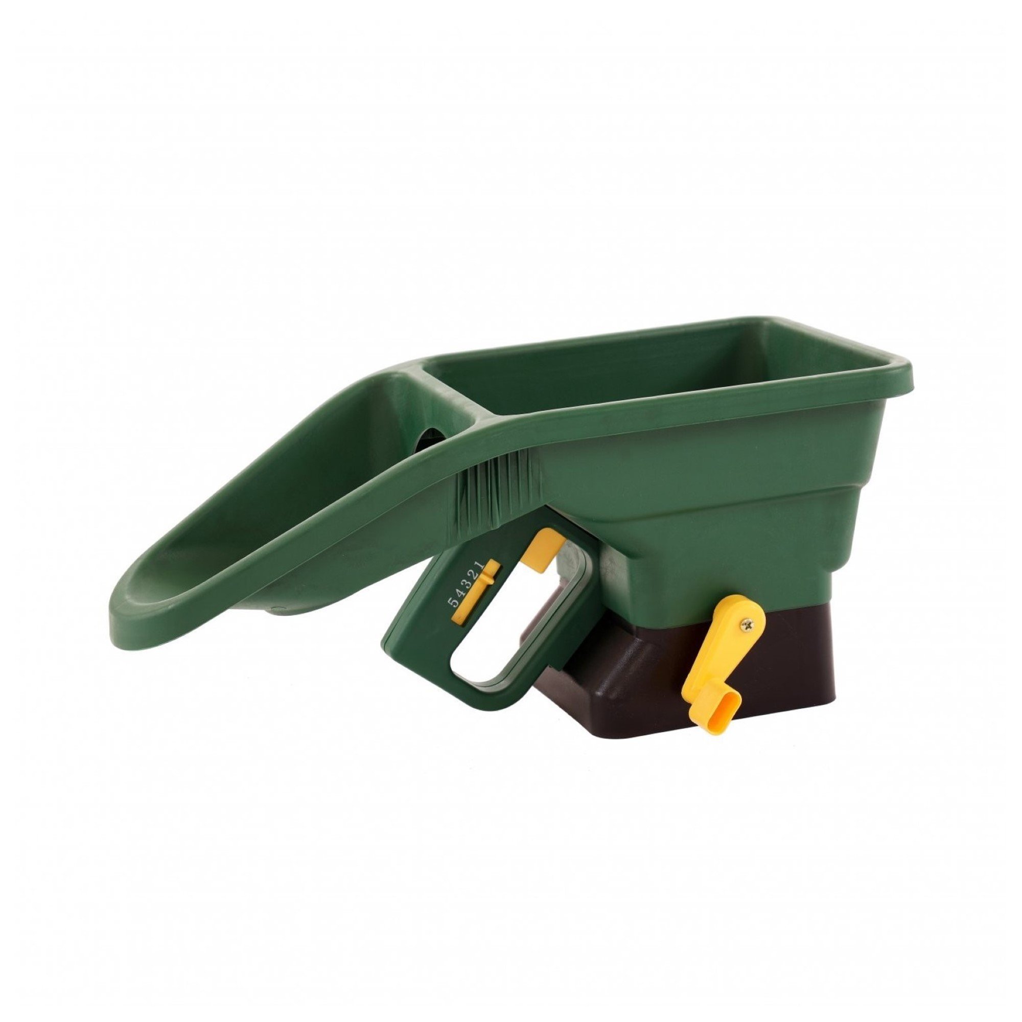 Spread Fertilizers Reusable Feed Shaker Complete with Scoop Bonus ReRoot Hand Fertilizer Spreader with Adjustable Lid Salt to Deice or Melt Ice Year Round Use Lawn Seed Insecticide 