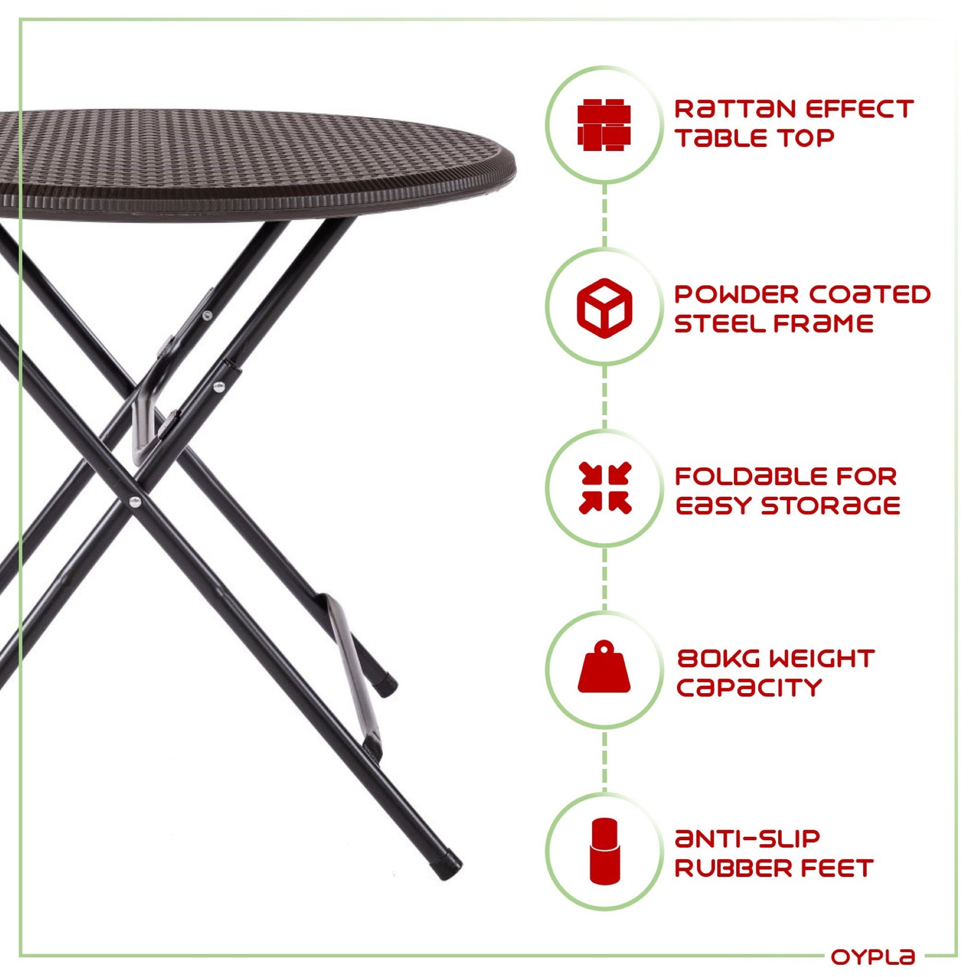 room essentials folding patio bistro table